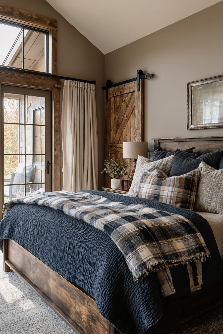 Masculine Farmhouse Bedroom 2