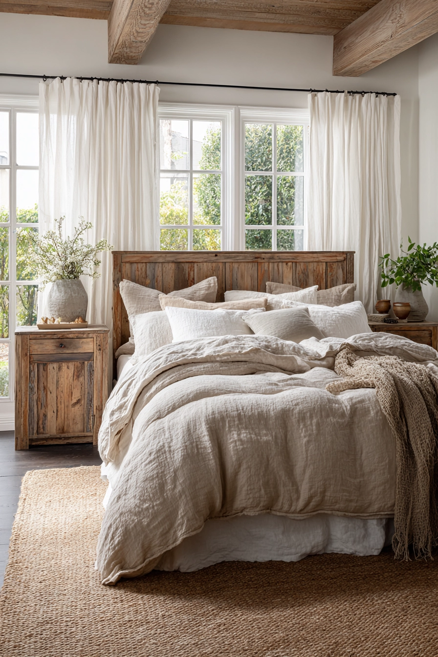Neutral Farmhouse Bedroom 2