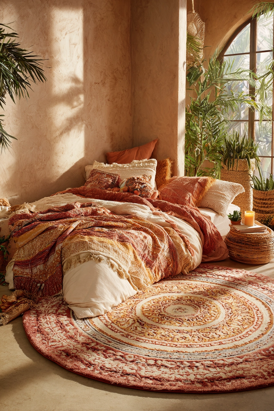 Round Carpet Bedroom 10