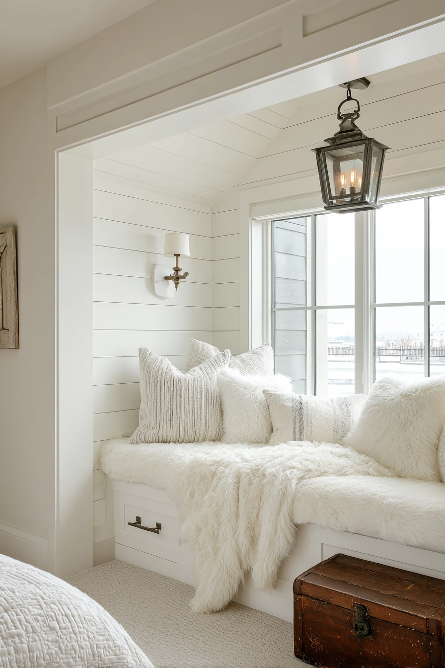 White Farmhouse Bedroom Ideas 11