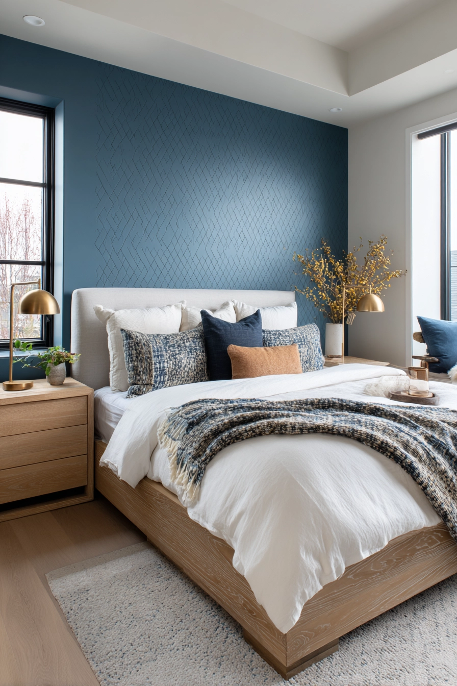 Blue Geometric Accent 10