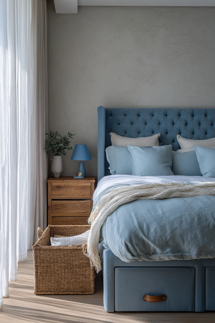 Blue Hidden Storage Solutions 7