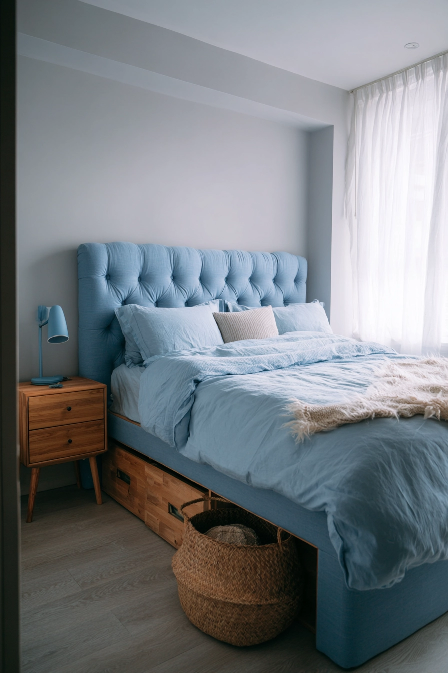 Blue Hidden Storage Solutions 8
