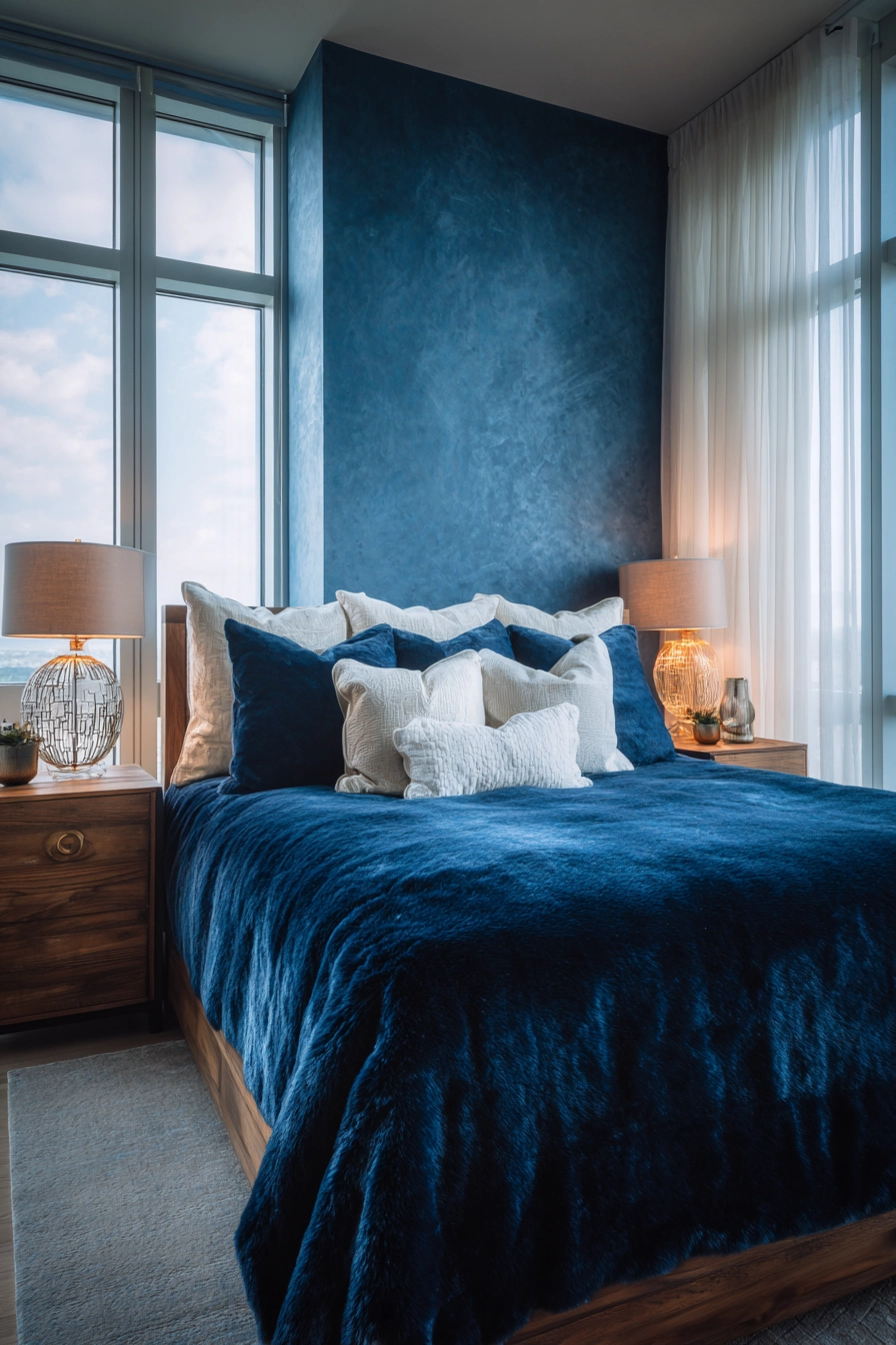 Cozy Blue Bedroom 4
