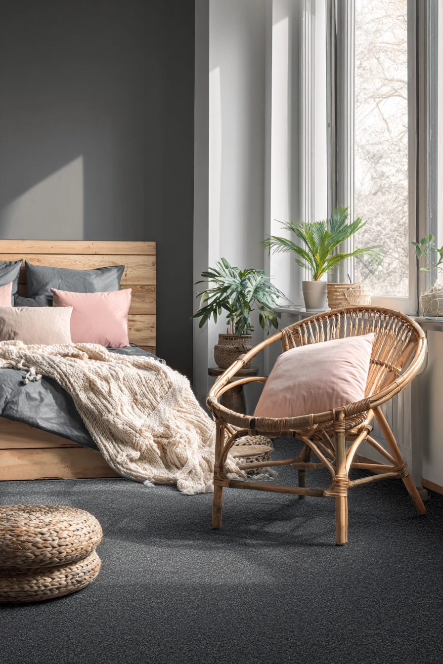 Dark Grey Carpet Bedroom 5