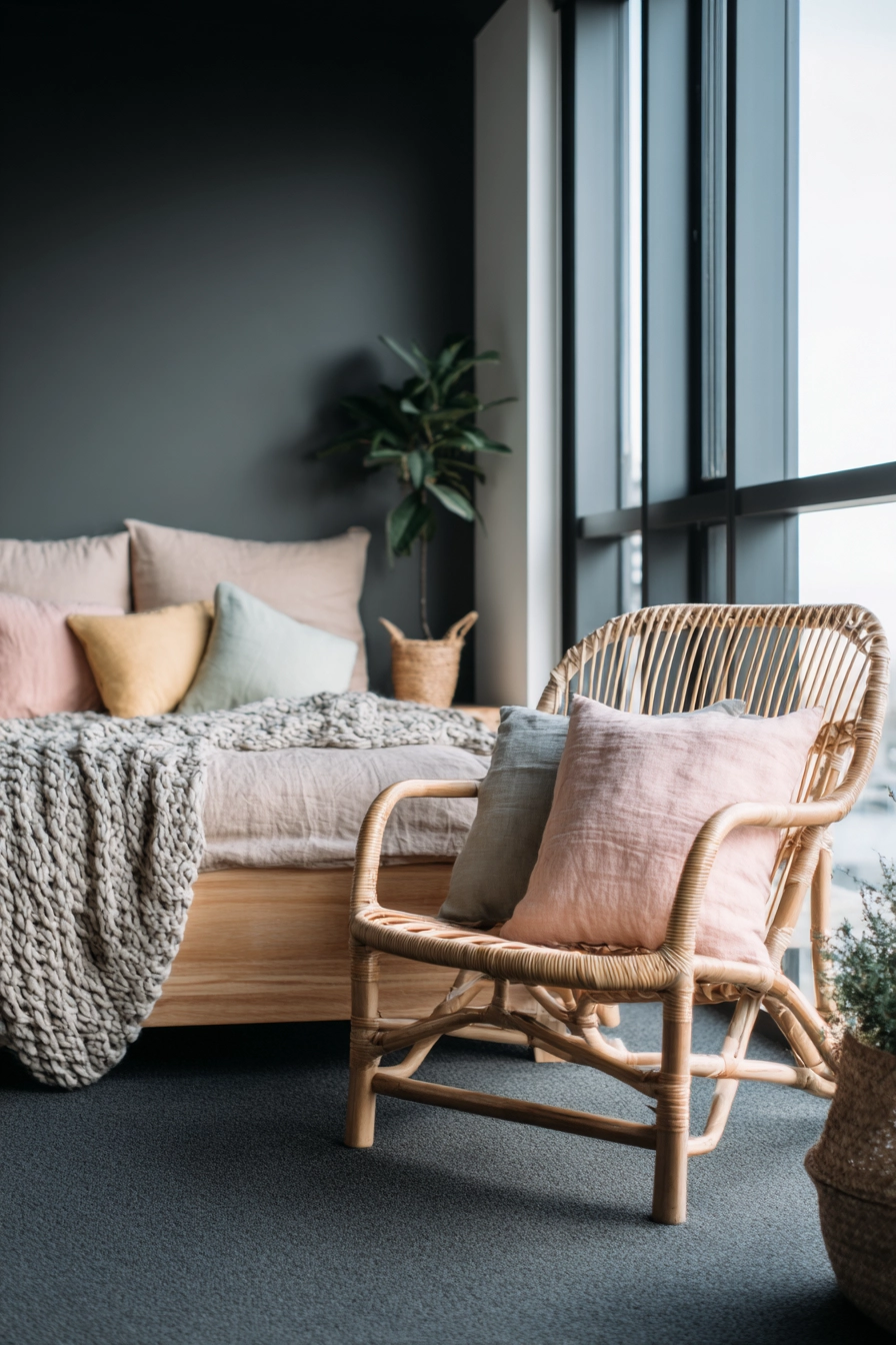 Dark Grey Carpet Bedroom 6
