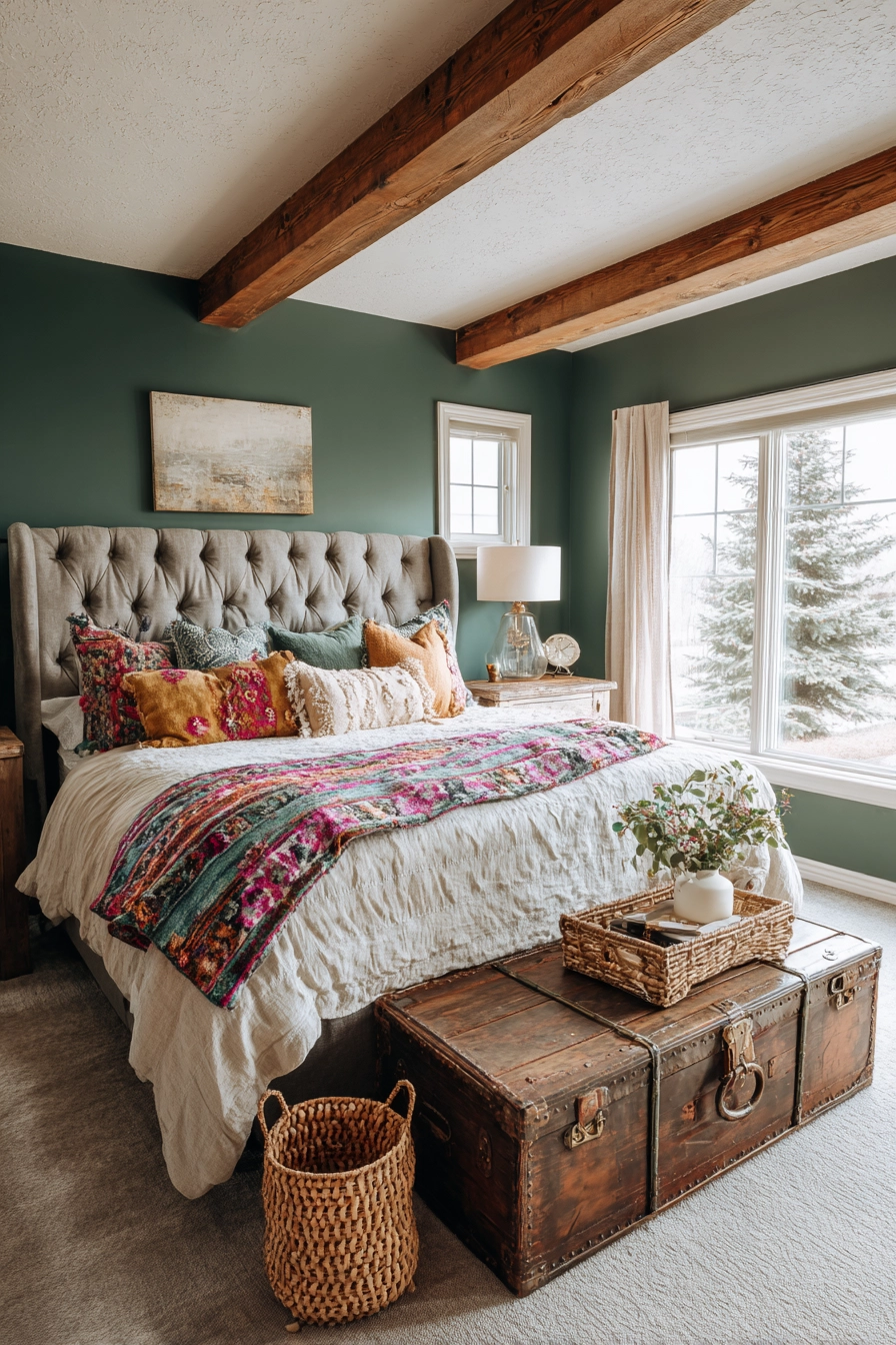 Eclectic Farmhouse Bedroom 5