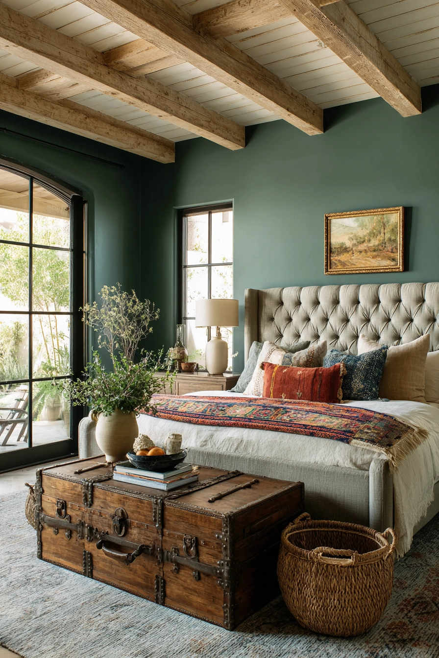 Eclectic Farmhouse Bedroom 6