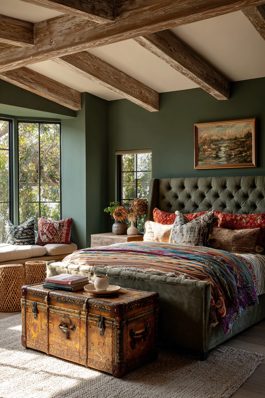 Eclectic Farmhouse Bedroom 8