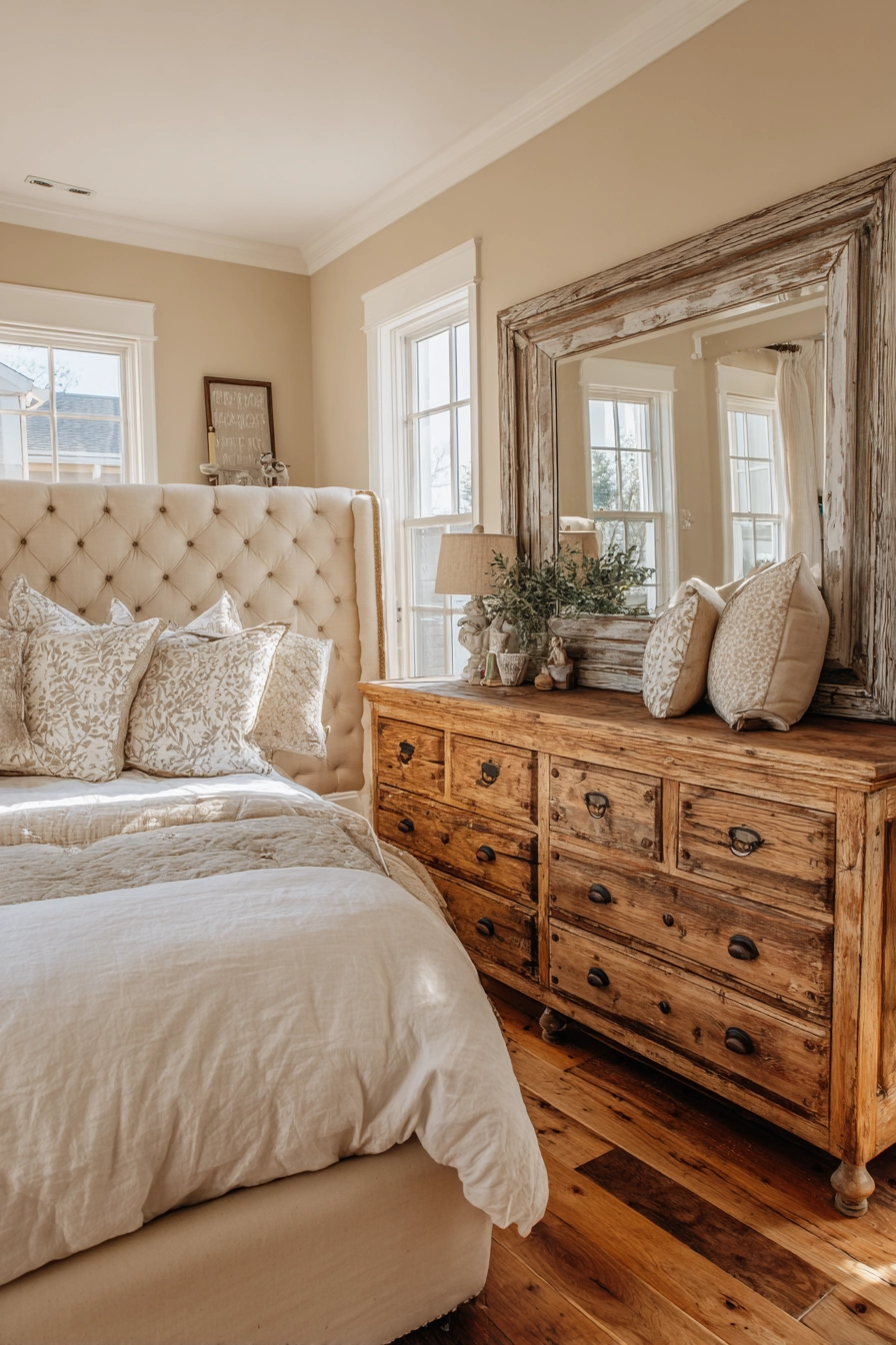 Farmhouse Style Bedroom Decor 11