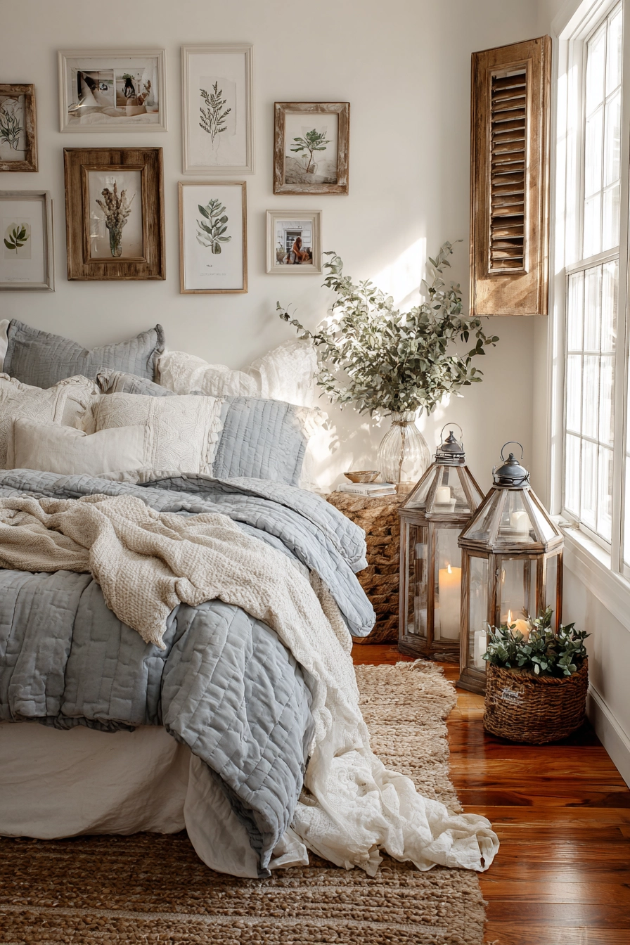 Farmhouse Style Bedroom Decor 13