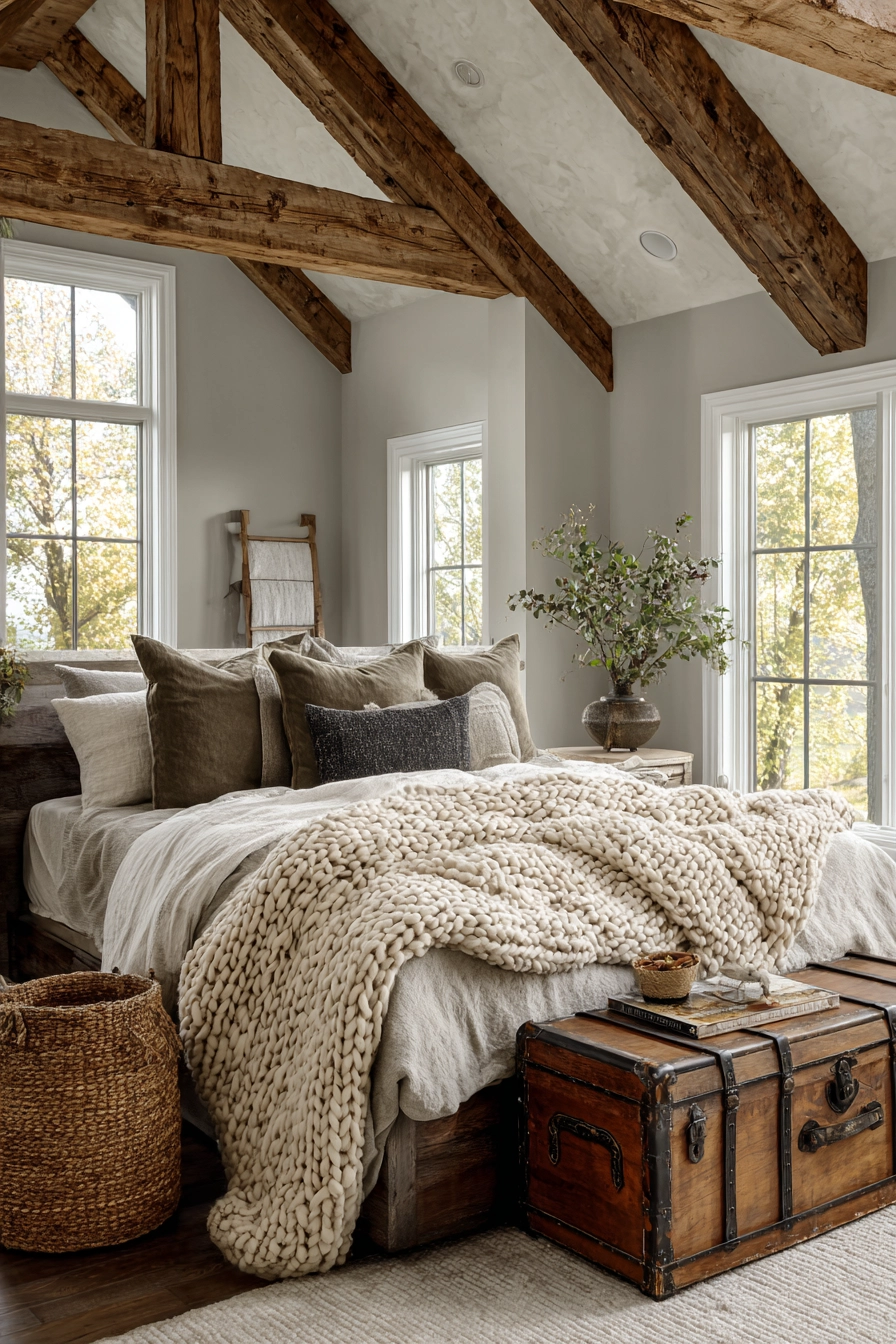 Farmhouse Style Bedroom Decor 19
