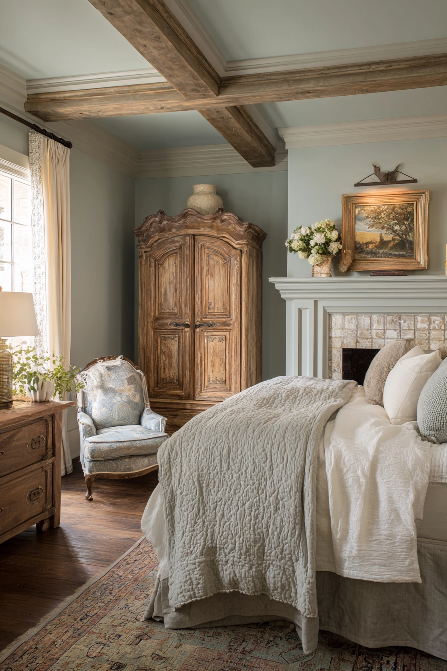 French Farmhouse Bedroom Ideas 20
