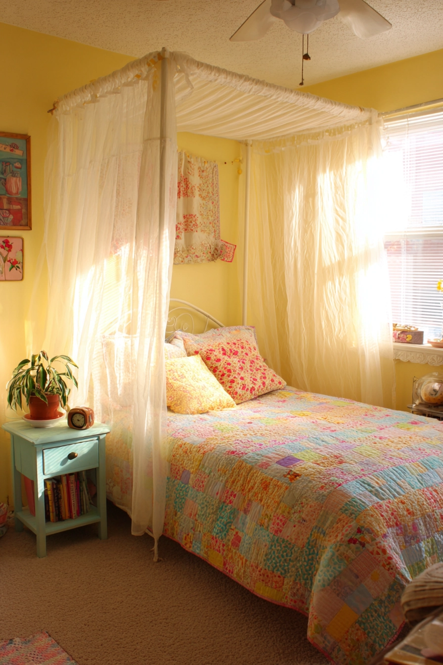 Girls Farmhouse Bedroom 18