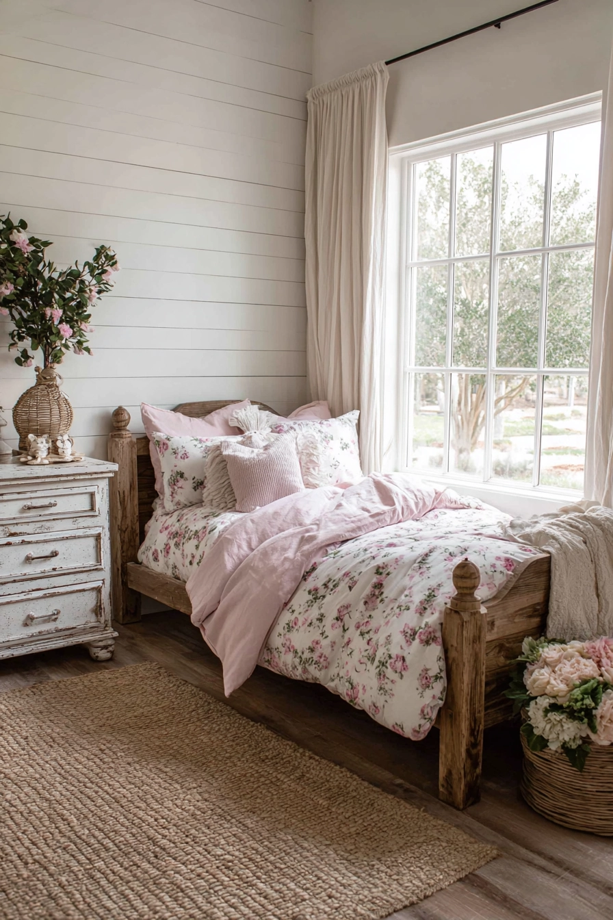 Girls Farmhouse Bedroom 3
