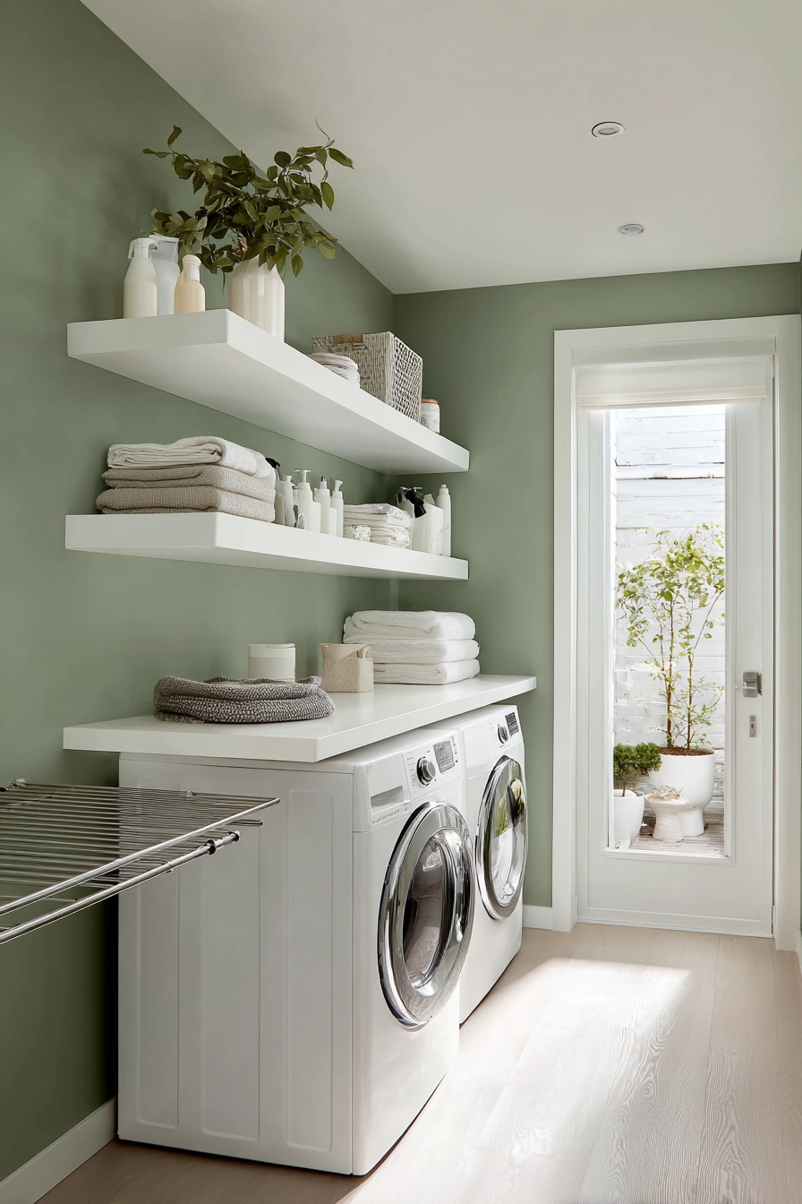Laundry Room Hanging Ideas 15