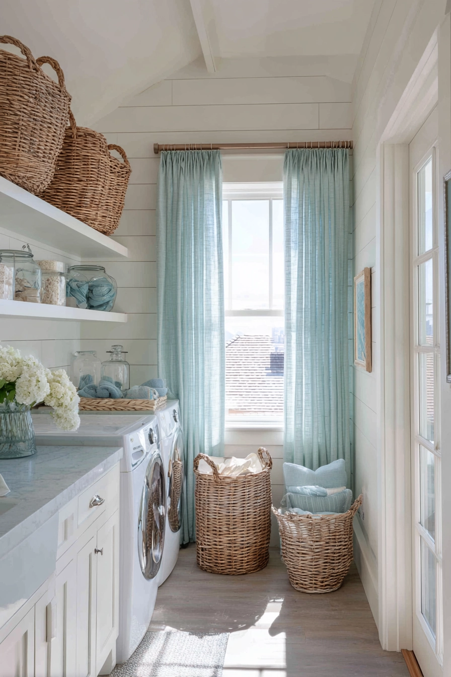 Laundry Room Hanging Ideas 17