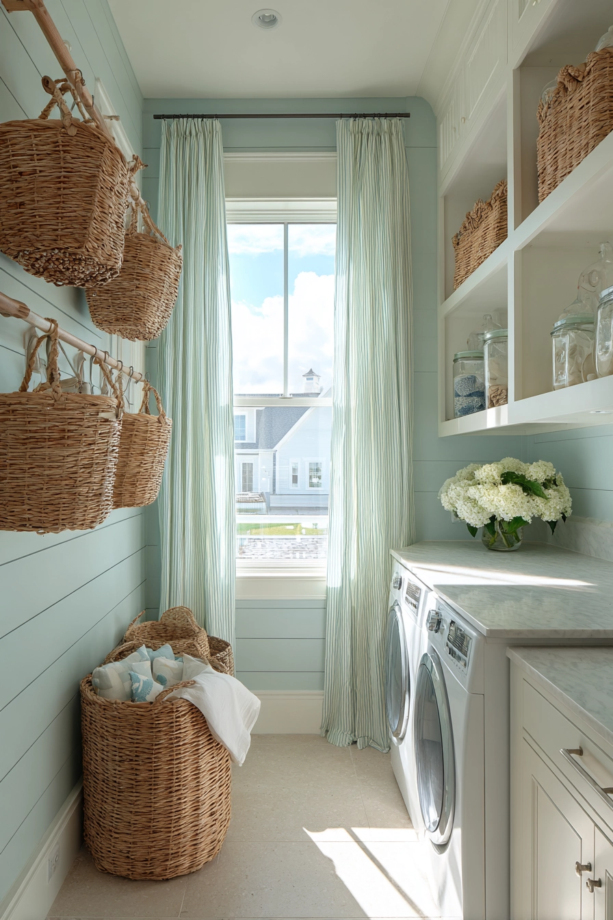 Laundry Room Hanging Ideas 19