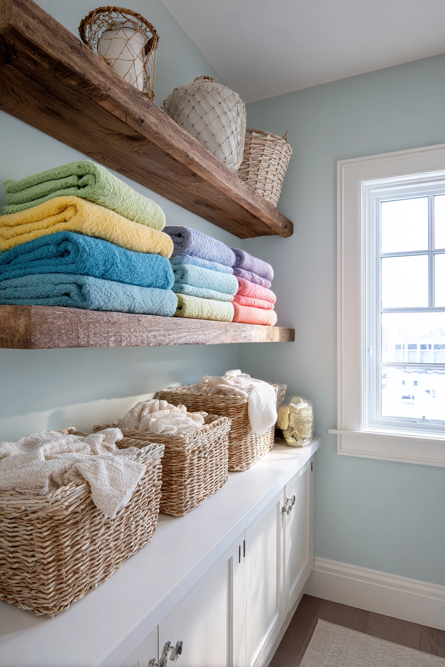 Laundry Room Hanging Ideas 4
