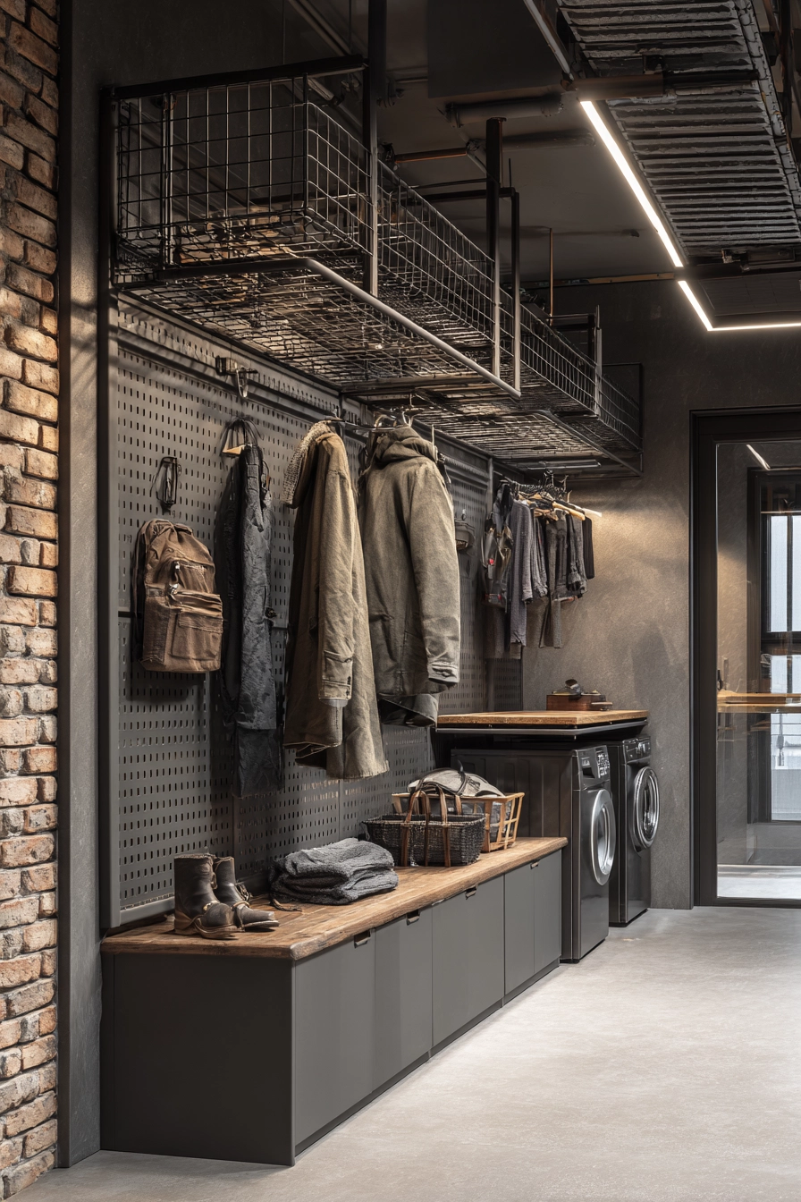 Laundry Room Hanging Ideas 5