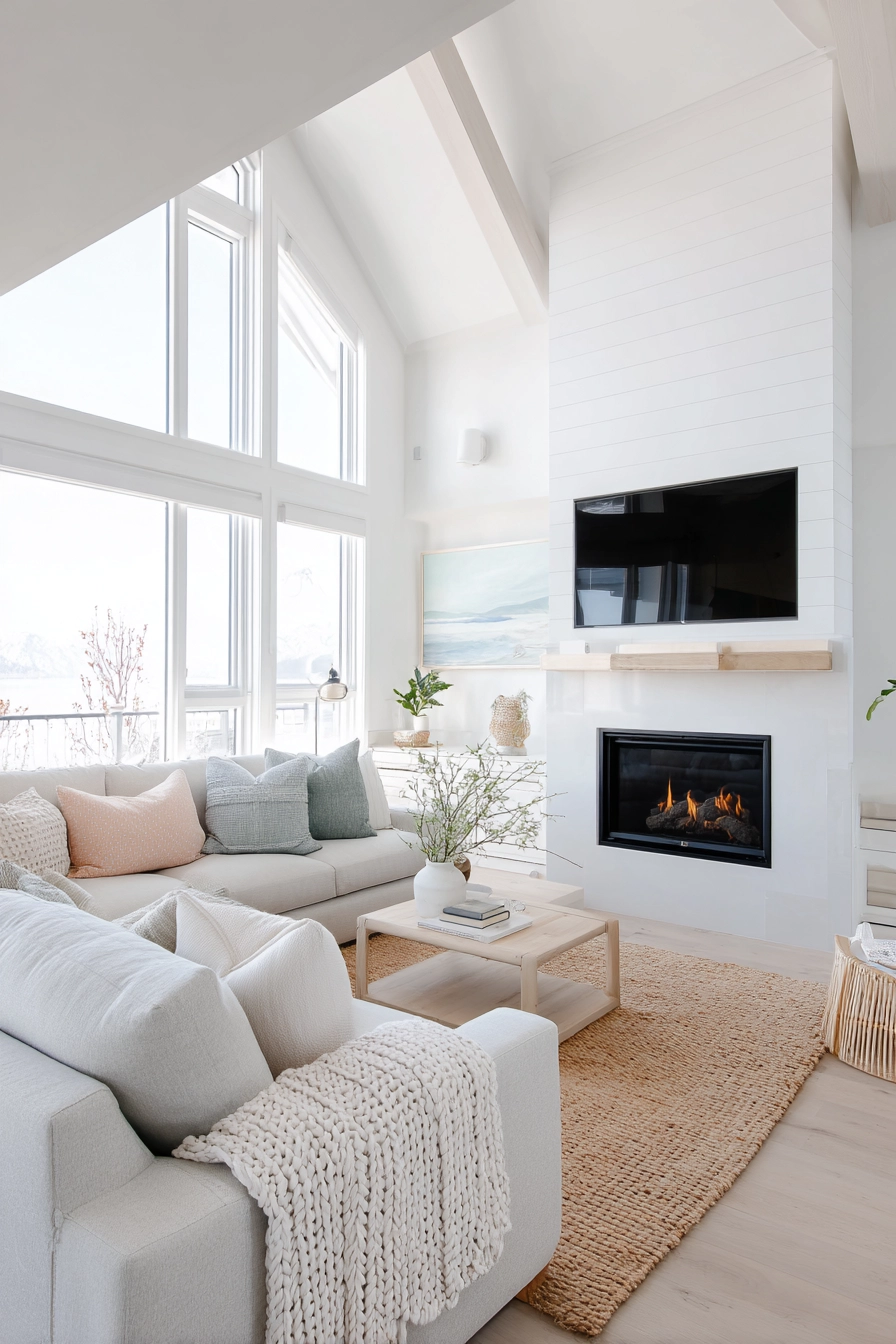 Living Room Fireplace With Tv 17