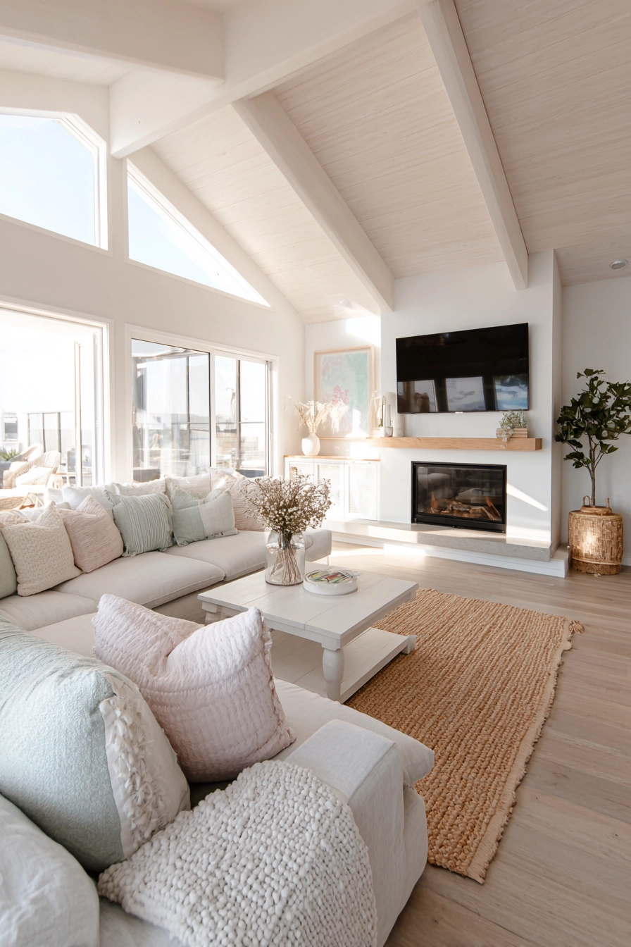Living Room Fireplace With Tv 19