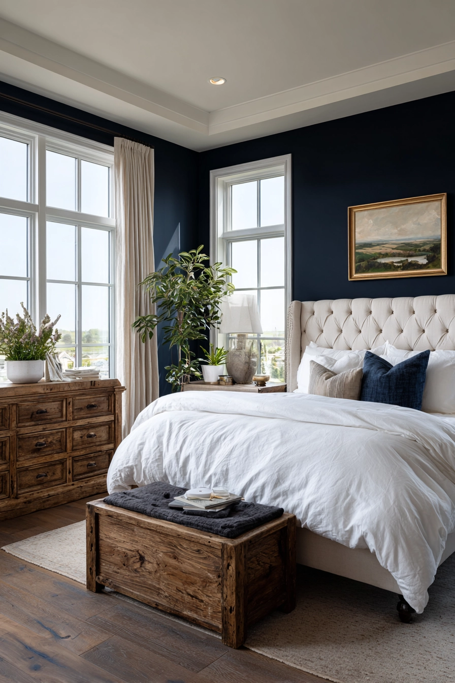 Luxury Farmhouse Bedroom 13