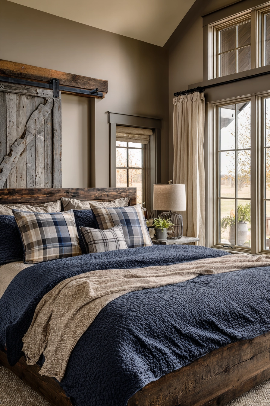 Masculine Farmhouse Bedroom 3
