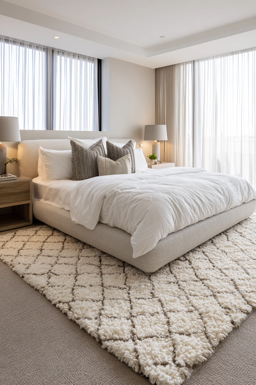 Modern Bedroom Rug 3