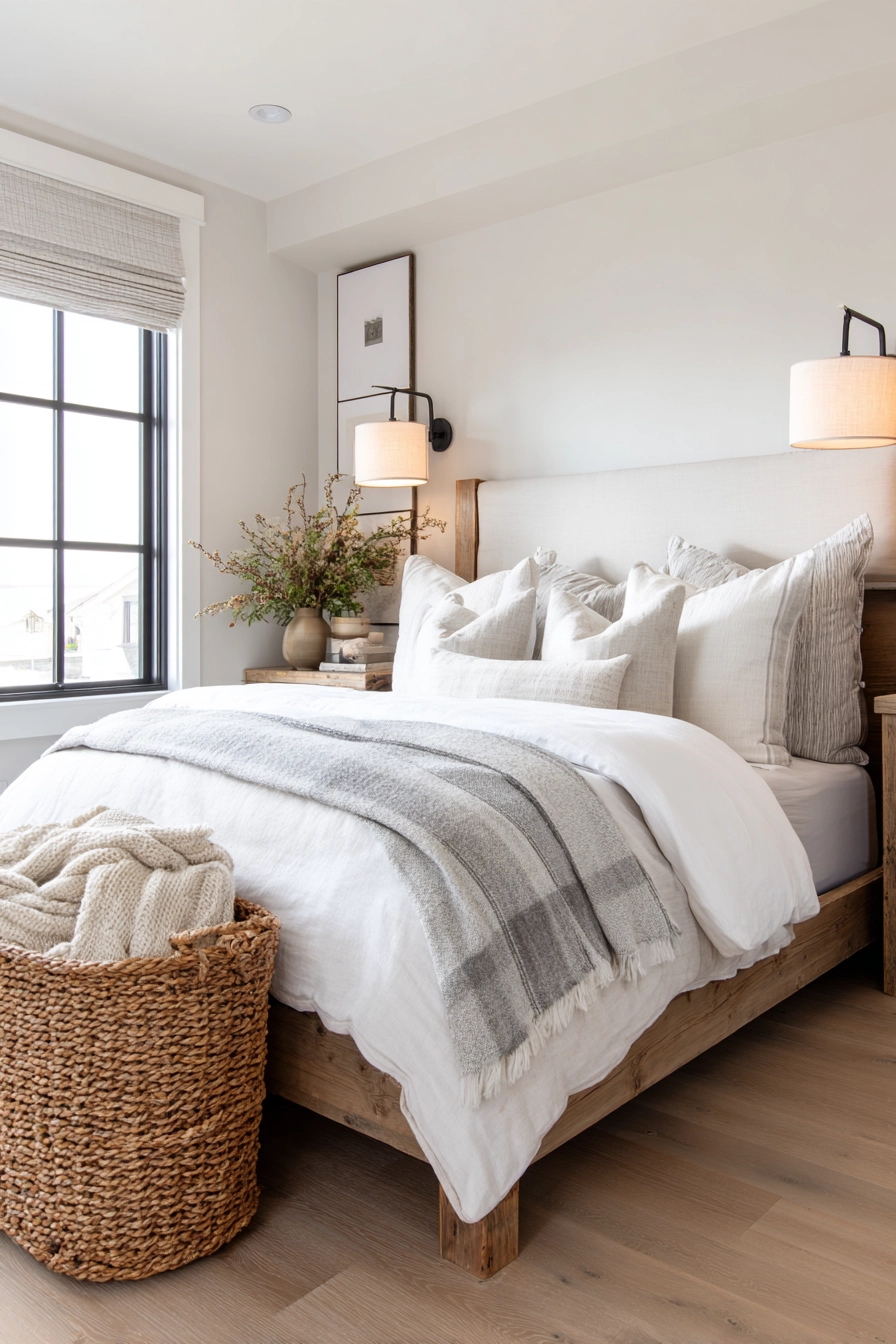 Modern Farmhouse Bedroom Lighting 15