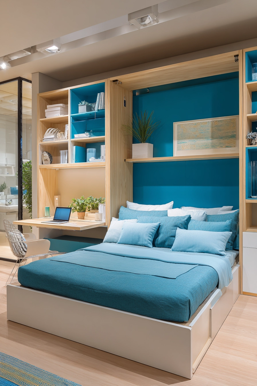 Office Bedroom Blue Combo 10