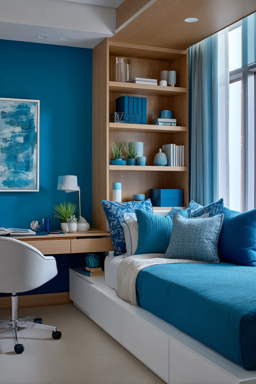 Office Bedroom Blue Combo 12