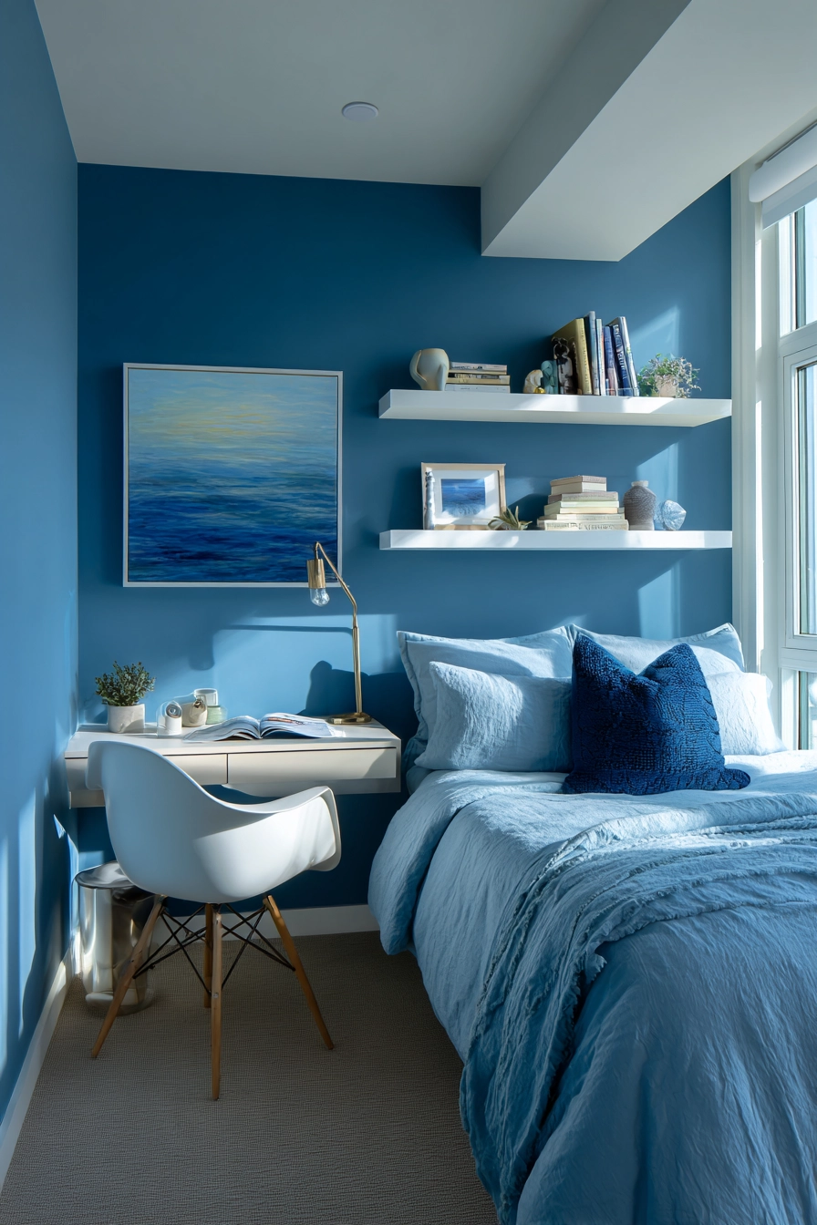 Office Bedroom Blue Combo 13