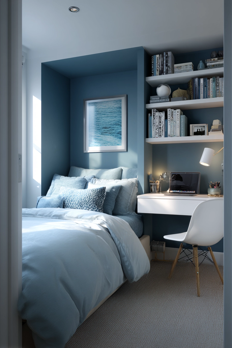 Office Bedroom Blue Combo 15