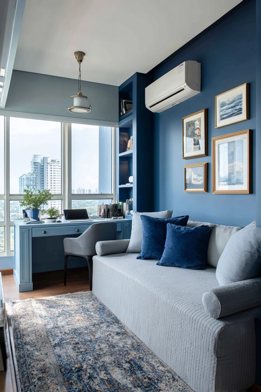 Office Bedroom Blue Combo 17