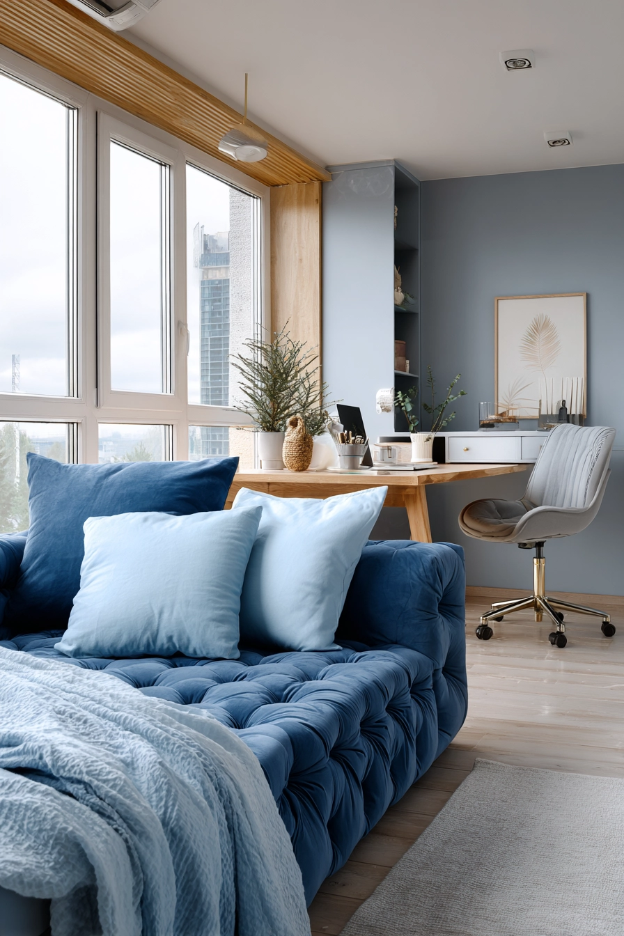 Office Bedroom Blue Combo 3