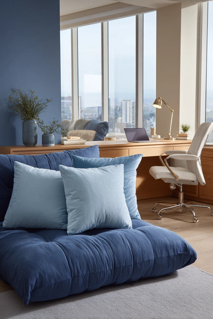 Office Bedroom Blue Combo 4