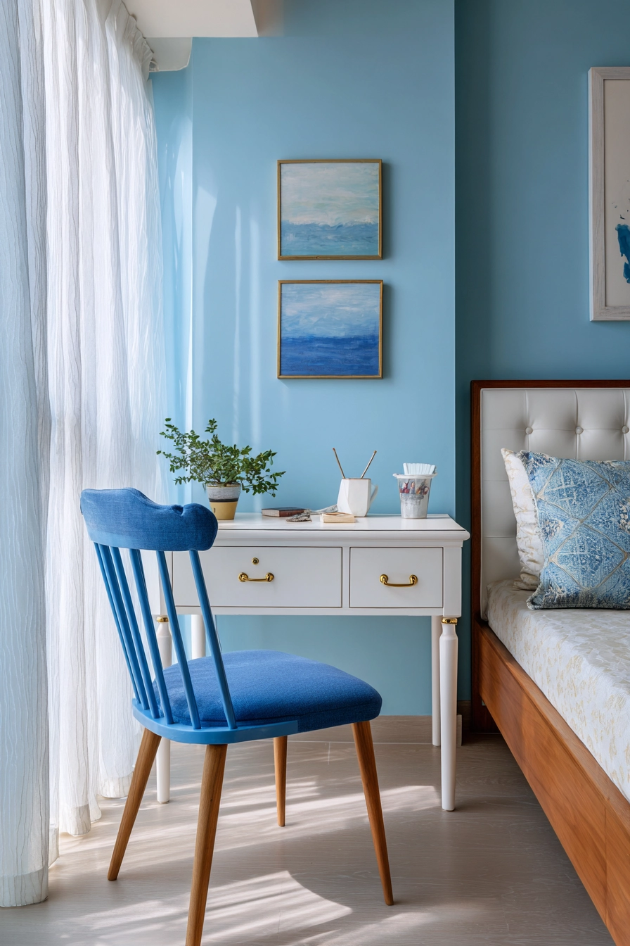 Office Bedroom Blue Combo 5