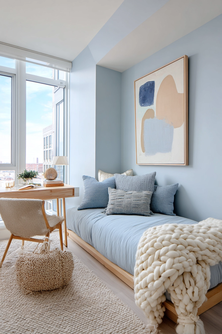 Powder Blue Bedroom 13
