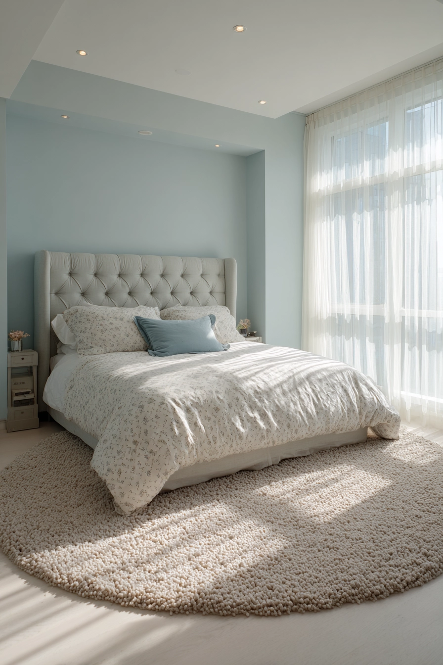 Round Carpet Bedroom 3