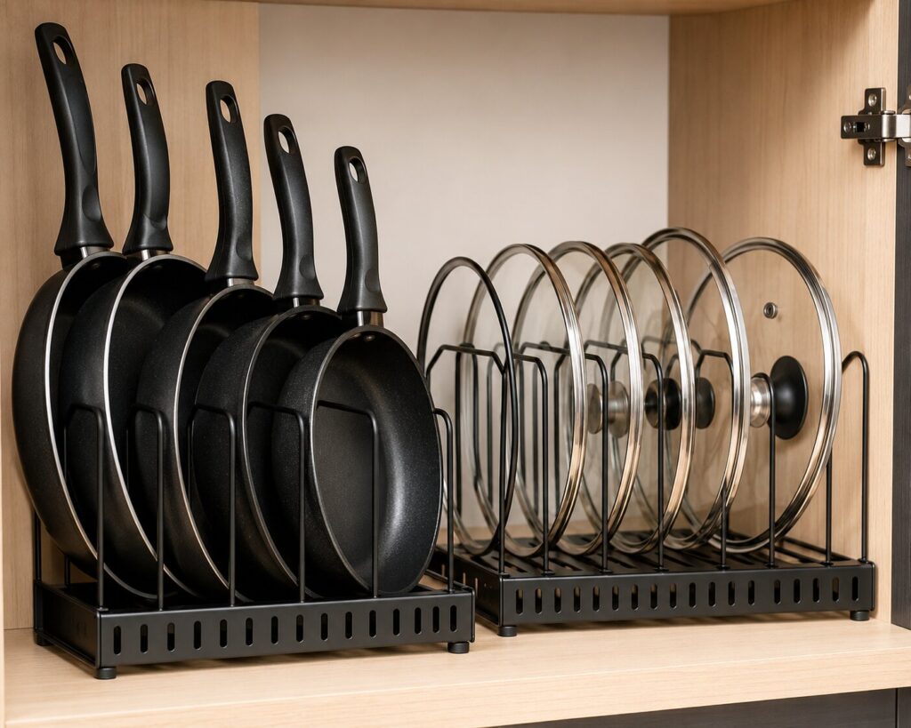 Vertical Pan and Lid Organizers