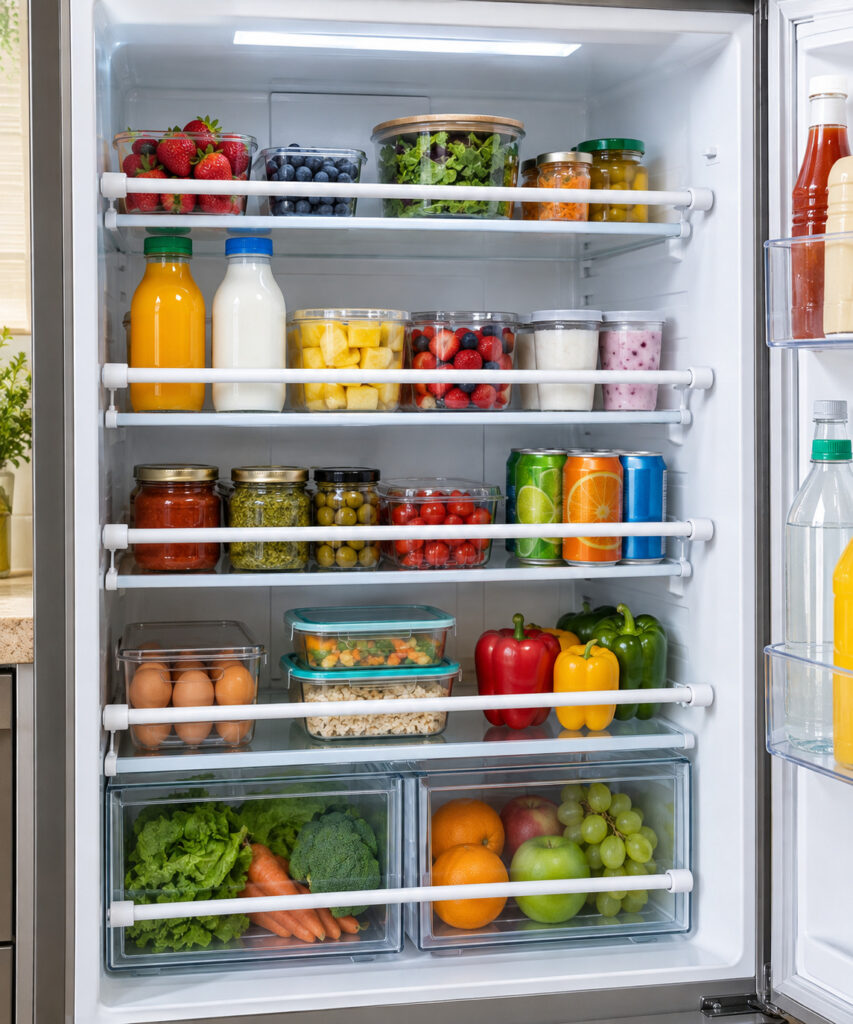 RV refrigerator bars and braces